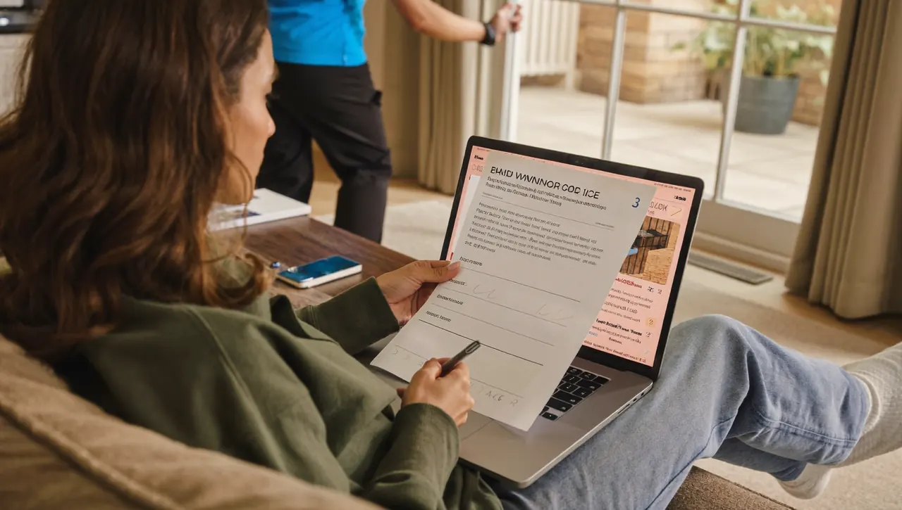 Homeowner on the phone comparing window installer prices